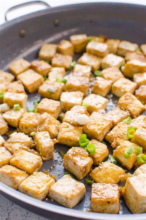 Crispy Fried Tofu Recipe Recipe Pan Fried Tofu