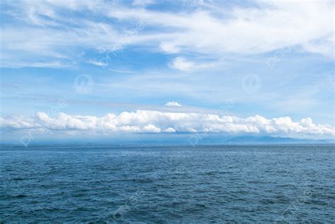 Background Gambar Laut Biru Dan Langit Biru Laut Biru Langit Biru