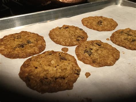 This recipe for these cookies is barely adapted from cook's illustrated's best recipe cookbook, and is one of our favorites! +Recipe For Oatmeal Cookies With Molassas : Oatmeal Molasses Cookies World War Ii Cookies Golden ...