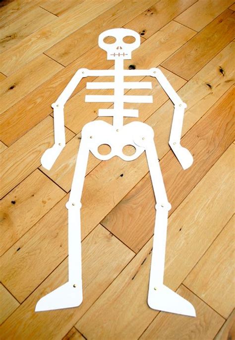 Diy Make Your Own Skeleton Pattern Provided Body Preschool