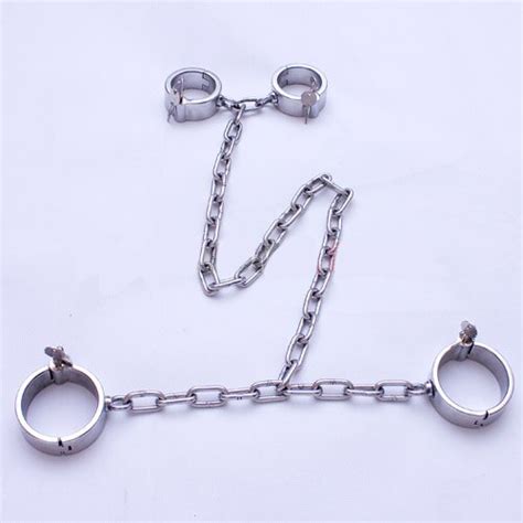 Buy Stainless Steel Heavy Handcuffs For Sex Bdsm