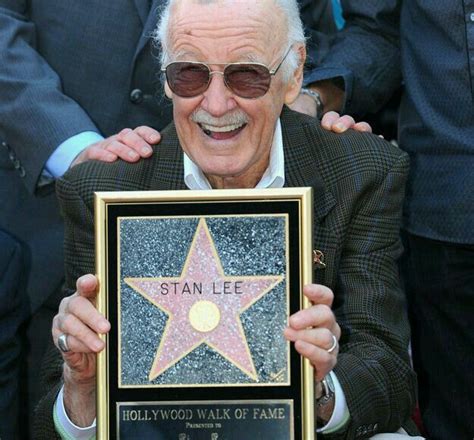 Stan Lee with his Hollywood Walk Of Fame star. (With images) | Stan