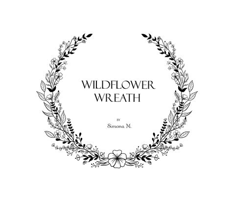 Free Free 311 Wildflower Wreath Svg Free SVG PNG EPS DXF File
