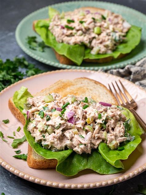 Healthy Tuna Salad Without Mayo Skinny Spatula