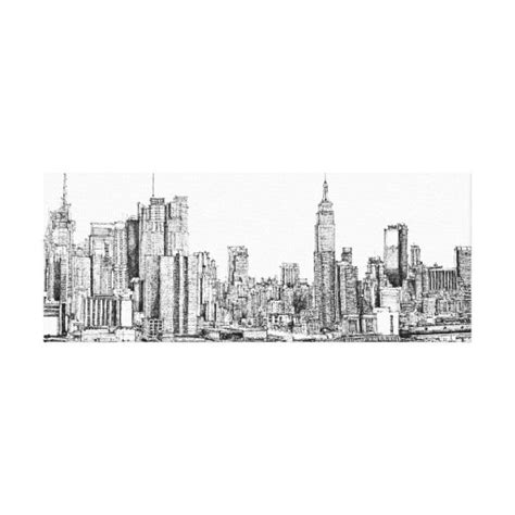 Nyc Skyline Colouring Pages