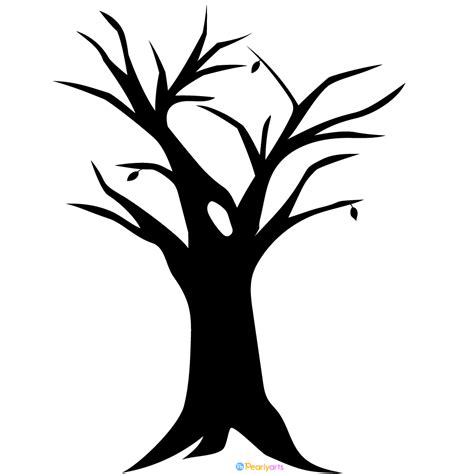 Dead Tree Silhouette Clipart Free Down Load Pearly Arts