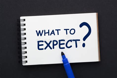 What To Expect Question Stock Image Image Of Good Business 179571449