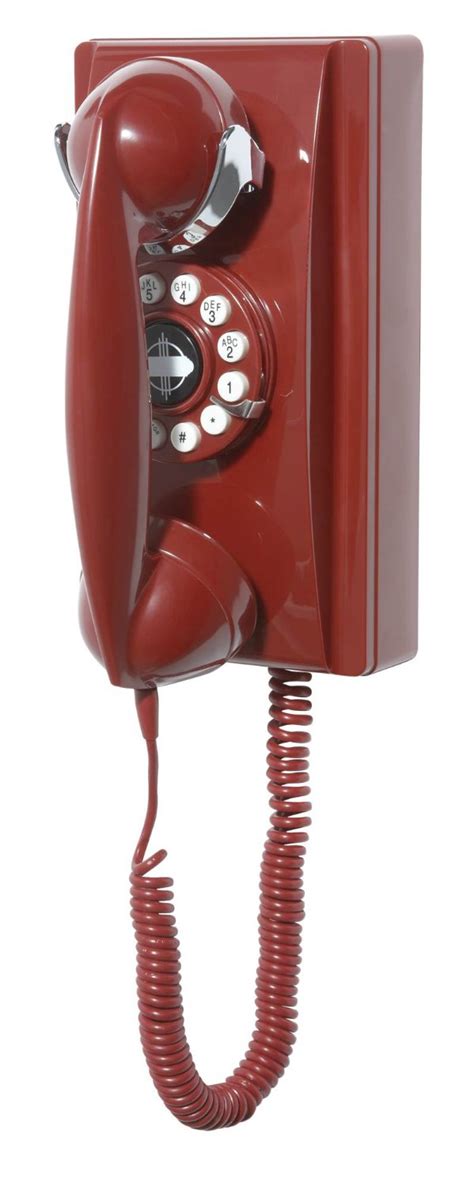 Crosley Cr55 Re 302 Wall Phone Red