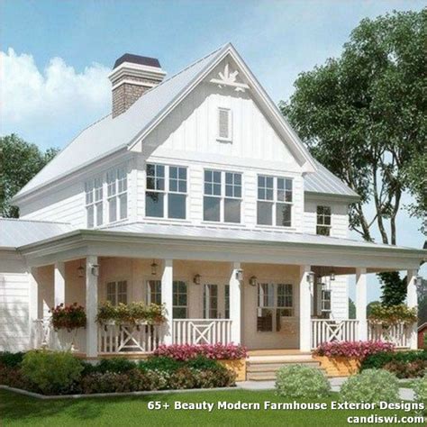 65 Beauty Modern Farmhouse Exterior Designs 24 In 2020 Farmhouse