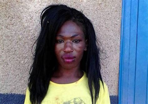 photo police arrest man for dressing as a woman prostitute in kenya