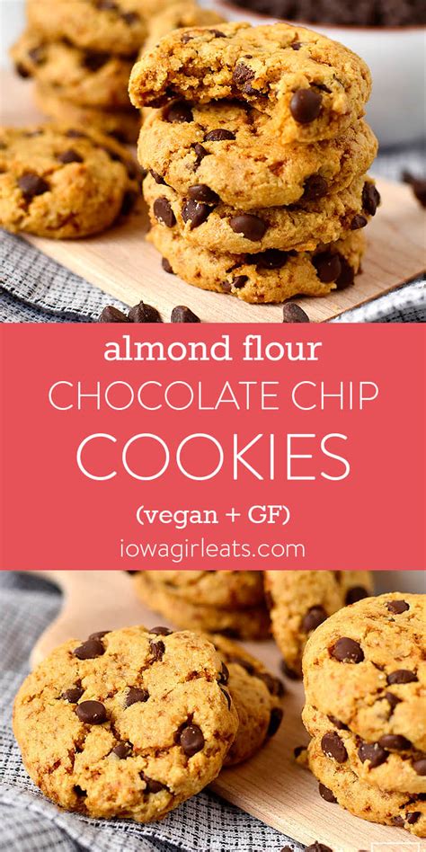 Almond flour cookies with soft and chewy centers and crisp edges loaded with chocolate and this delicious cookie dough was made last week and i froze it to bake fresh cookies whenever i wanted. Almond Flour Chocolate Chip Cookies | Recipe | Almond ...