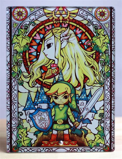 The Legend Of Zelda Stained Glass Display By Happnes On Deviantart