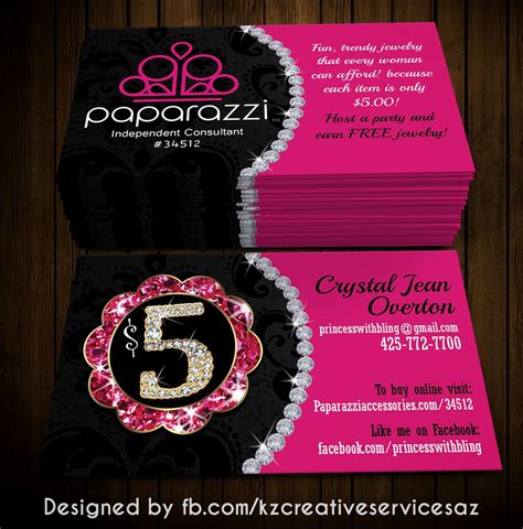 Business card 001 (pack of 250) name drop in the most fabulous way with customizable business cards. Pin on Current $5 Paparazzi accessories inventory & Info