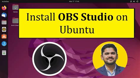 How To Install Obs Studio On Ubuntu Amit Thinks Youtube