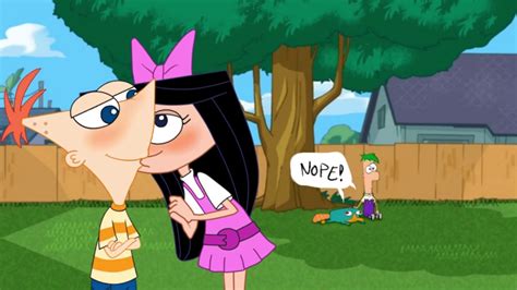Phineas And Ferb Isabella Kisses Phineas