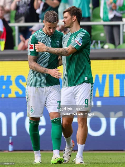 Marco Friedl Of Sv Werder Bremen And Dawid Kownacki Of Sv Werder News Photo Getty Images