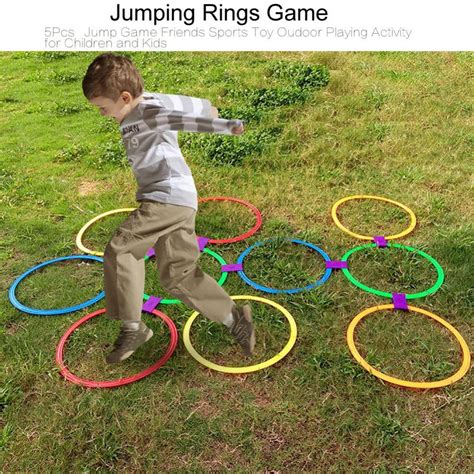 Mgaxyff Kids Jump Ringskids Ring Game5pcs Jumping Rings Game Sports