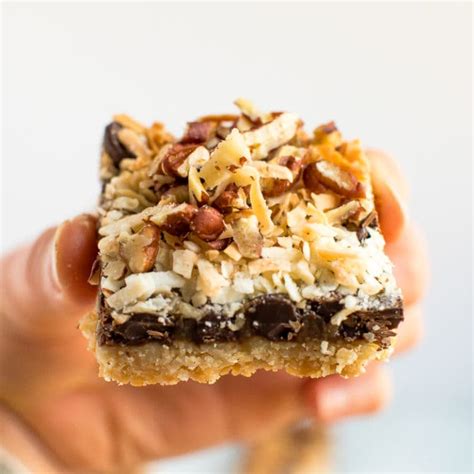 Voortman bakery uses real ingredients, like whole grain oats, coconut, and almonds. Healthier Magic Cookie Bars (Vegan + Gluten-Free) | Eating ...