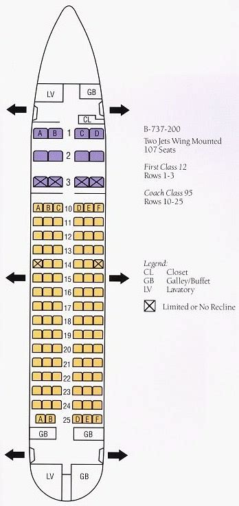 Boeing 737 800 Seat Map United Airlines Tutor Suhu