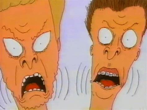 Shocked Beavis And Butthead  Find And Share On Giphy