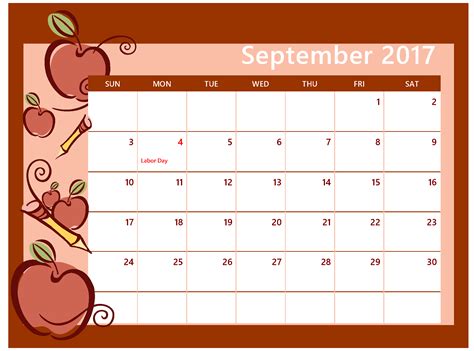 September Calendar Clipart Free Download On Clipartmag