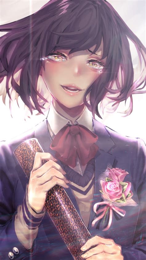 Download 720x1280 Wallpaper Beautiful Anime Girl Short