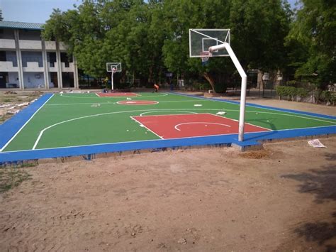 Blue Acrylic Synthetic Basketball Court 25 5 Mm At Rs 45sq Ft In