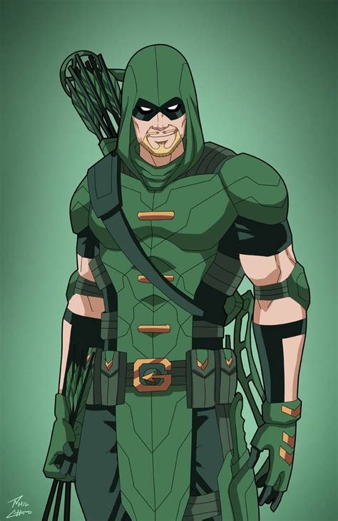 Green Arrow Earth 27 Commission By Phil Cho Arrow Comic Green