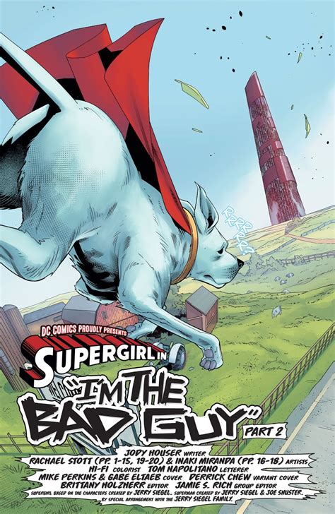 Weird Science Dc Comics Preview Supergirl 38