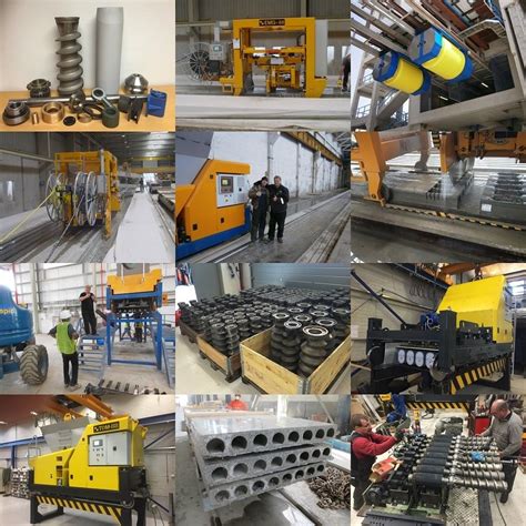 Tdm Equipment For Producing Concrete Slabs By Extrusion Method