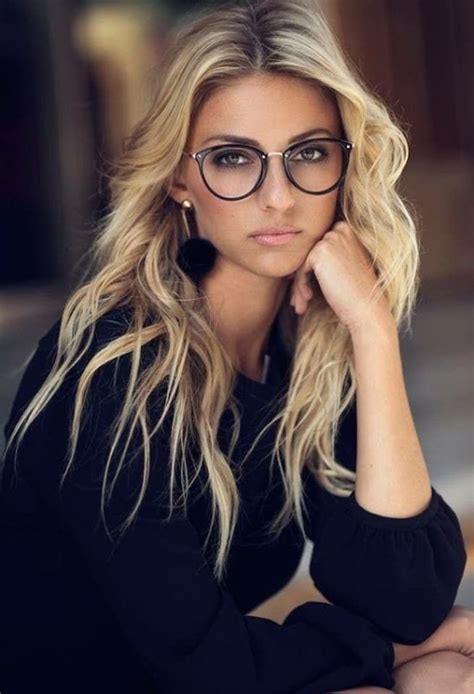 Very Nice Cute Glasses Girls With Glasses Blonde With Glasses