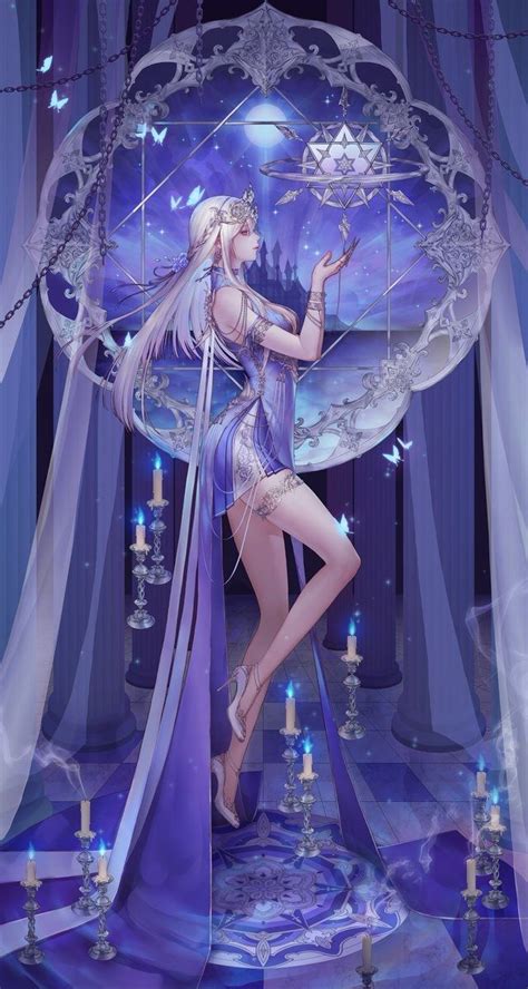 Angela Star Empress Mage Support Anime Art Fantasy Dark Fantasy Art Fantasy Girl Foto