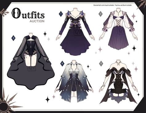 Adopt Auction Fantasy Outfits 58 Close By Quinnyilada On