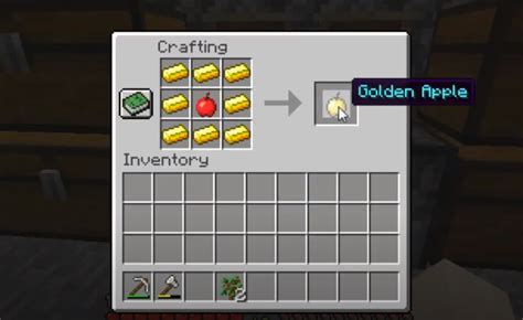 How To Make A Golden Apple Minecraft Recipe