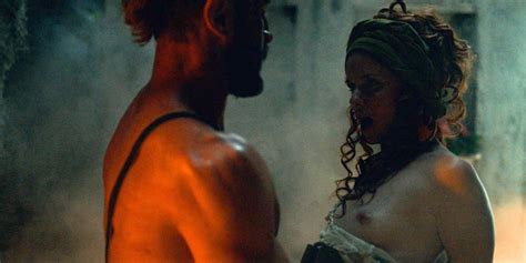 Hani Furstenberg Nude Sex Scene From American Gods Scandal Planet