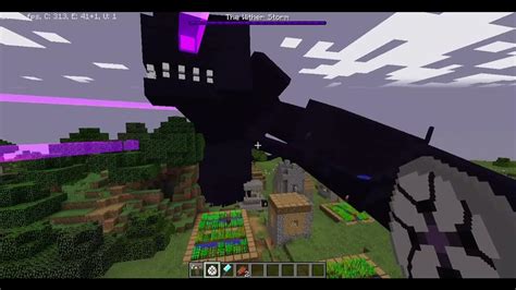 Minecraft Wither Storm Showcase Engender Mod Youtube