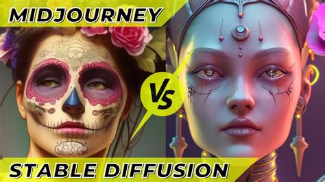 Midjourney Vs Stable Diffusion Youtube