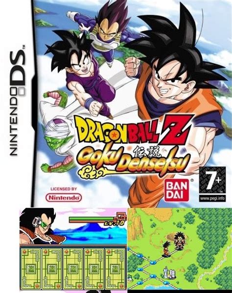 It has 16.6mb file size. Nintendo DS Jogos: Dragon Ball Z - Goku Densetsu (E)