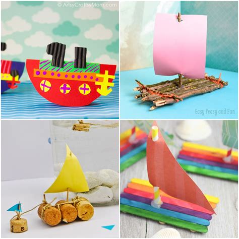 16 Super Fun And Easy Boat Crafts For Kids To Make