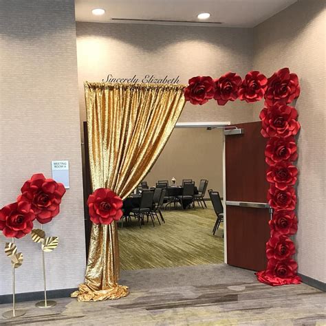 Get creative with your entrance decoration elements to create a moment of awe in the surge of anticipation. Sincerely Elizabeth on Instagram: "Late Upload on this ...