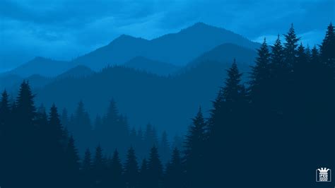Mountains Forest Landscape Dark Art 4k Hd Wallpaper
