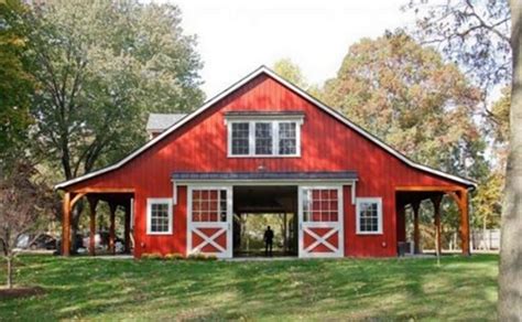 Outstanding 60 Fantastic Red Barn Building Ideas For Inspire You