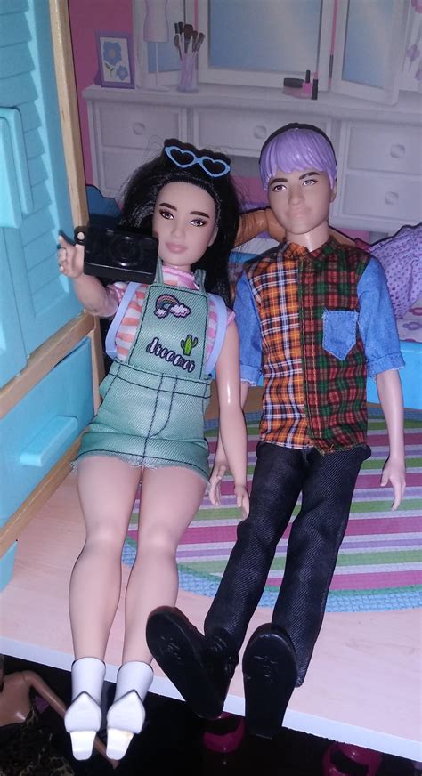 They Make A Cute Couple Finally Got My Asian Ken Doll Today To Go With My Asian Curvy Barbie I