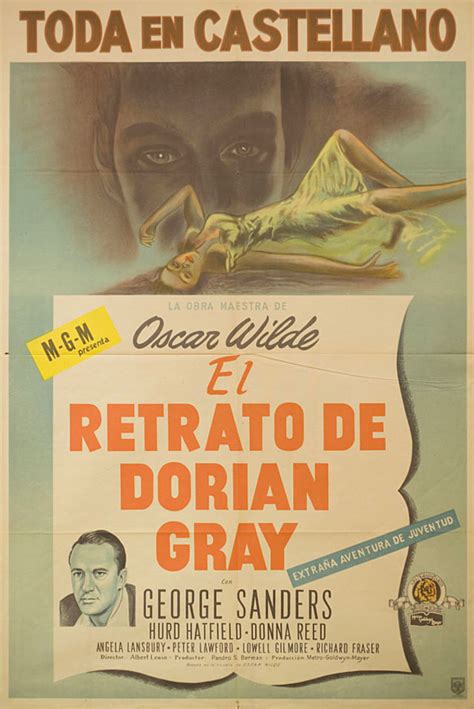 The Picture Of Dorian Gray Original 1945 Argentine Movie Poster