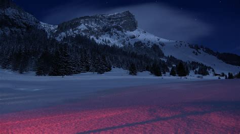 2560x1440 Mountains Landscape Night Snow 5k 1440p Resolution Hd 4k