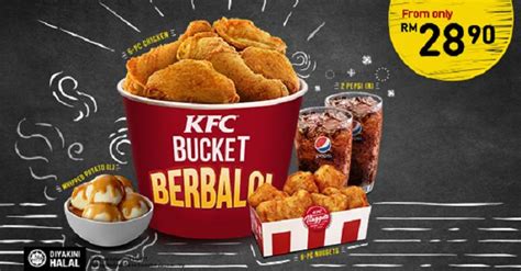 All of coupon codes are verified and tested today! KFC Malaysia Bucket Berbaloi From Only RM28.90