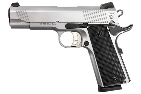 Tisas 1911 Carry 45 Acp Stainless Pistol Sportsmans Outdoor Superstore