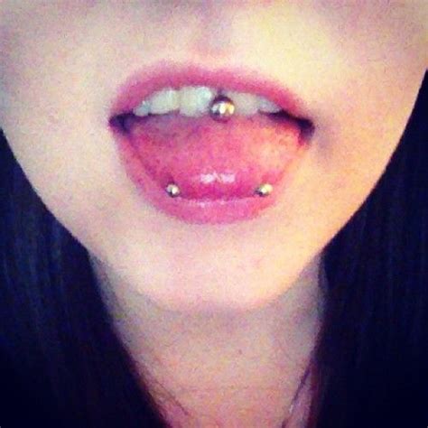 16g 9/16 3/4 steel snake eyes body piercing ring tongue curved smiley barbell. Tongue And Snake Eyes Piercings