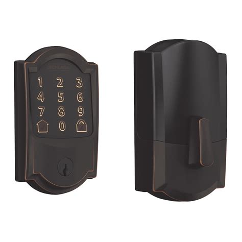 Schlage Encode Camelot Aged Bronze Wifi Single Cylinder Electronic
