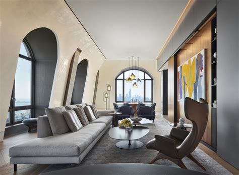 Luxury Duplex Penthouse Chicago Lakeview1 Idesignarch Interior